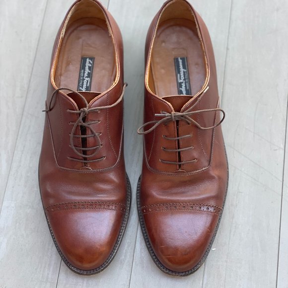 Salvatore Ferragamo cap toe oxfords - Picture 2 of 10
